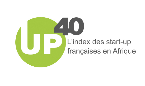 Logo UP 40 - L'index des start-up françaises en Afrique